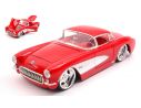 JADA TOYS JADA31451R CHEVROLET CORVETTE 1957 RED/WHITE 1:24 Modellino