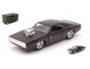 JADA TOYS JADA97214 DOM'S DODGE CHARGER R/T FAST & FURIOUS MATT BLACK 1:32 Modellino