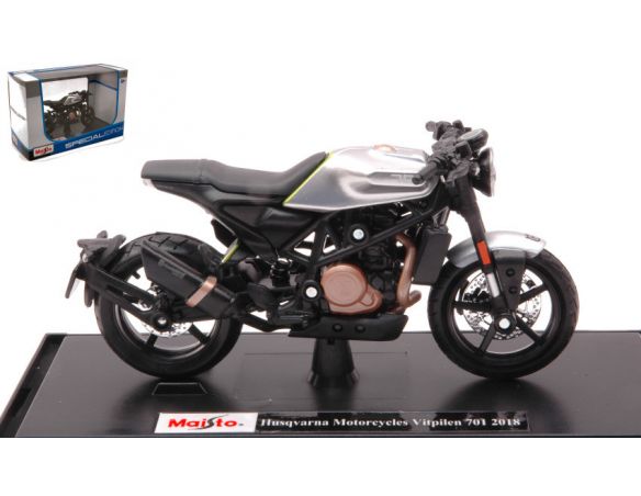 Maisto MI18854 HUSQVARNA MOTORCYCLES VITPILEN 701 2018 1:18 Modellino