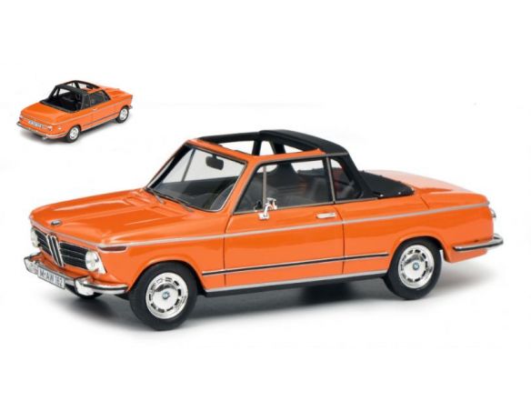 Schuco SH9086 BMW 2002 CABRIO ORANGE 1:43 Modellino