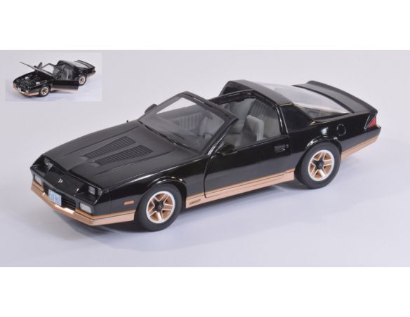 SunStar SS1952 CHEVROLET CAMARO Z28 1985 BLACK 1:18 Modellino