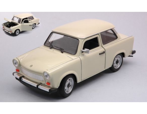 Welly WE24037CR TRABANT 601 CREAM 1:24 Modellino