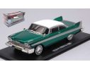 Greenlight GREEN86575GR PLYMOUTH FURY 1958 CHRISTINE 1983 RED W/WHITE ROOF GREEN VERSION 1:43 Modellino