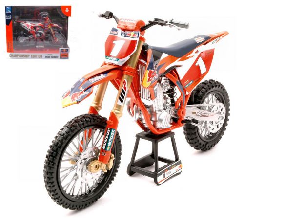 New Ray NY57953 KTM 450SX-F RED BULL N.1 RYAN DUNGEY 1:10 Modellino