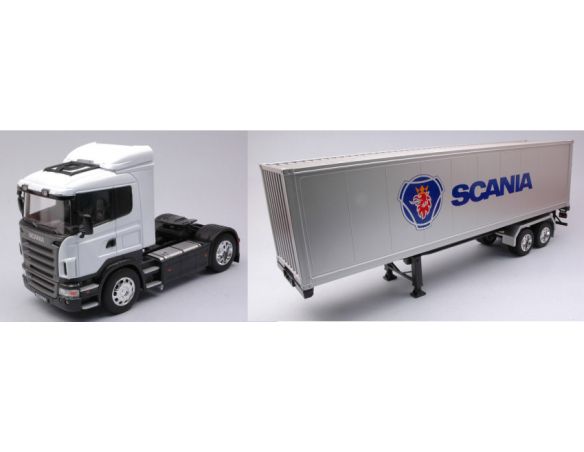 Welly WE39732A SCANIA AUTOARTICOLATO WHITE 1:32 Modellino