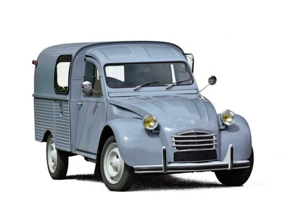 Norev NV181491 CITROEN 2CV FOURGONNETTE AK350 1966 NEVE BLUE 1:18 Modellino