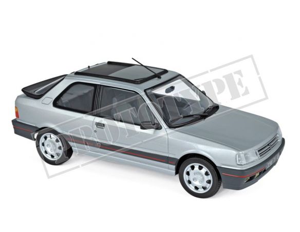 Norev NV184882 PEUGEOT 309 GTi 1987 FUTURA GREY METALLIC 1:18 Modellino