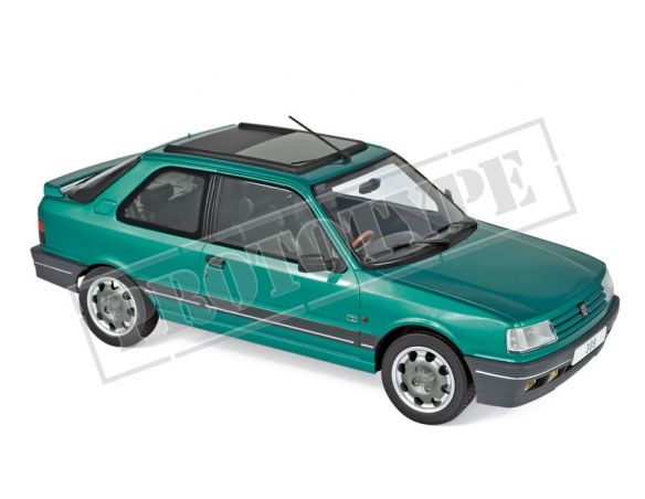Norev NV184883 PEUGEOT 309 GTi 1991 GOODWOOD GREEN 1:18 Modellino