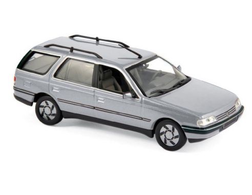 PEUGEOT 405 BREAK 1991 QUARTZ GREY 1:43 AUTO STRADALI NOREV SCALA