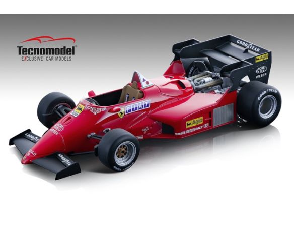 Tecnomodel TMD18122C FERRARI 126 C4-M2 PRESENTATION VERSION 1984 CHAMPIONSHIP 1:18 Modellino