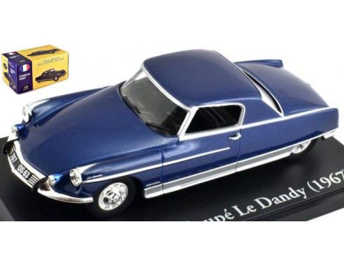 Abrex ABCSC131 CITROEN DS COUPE LE DANDY 1967 BLUE 1:43 Modellino
