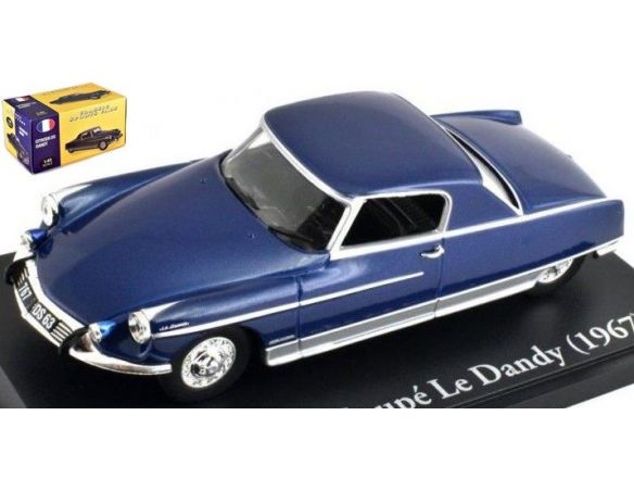Abrex ABCSC131 CITROEN DS COUPE LE DANDY 1967 BLUE 1:43 Modellino