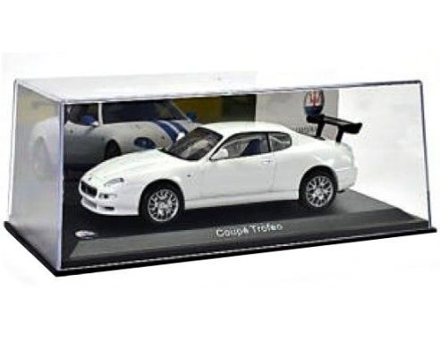EDITORIA ABMAS031 MASERATI COUPE TROFEO 2003 WHITE 1:43 Modellino