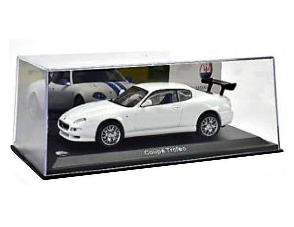 EDITORIA ABMAS031 MASERATI COUPE TROFEO 2003 WHITE 1:43 Modellino