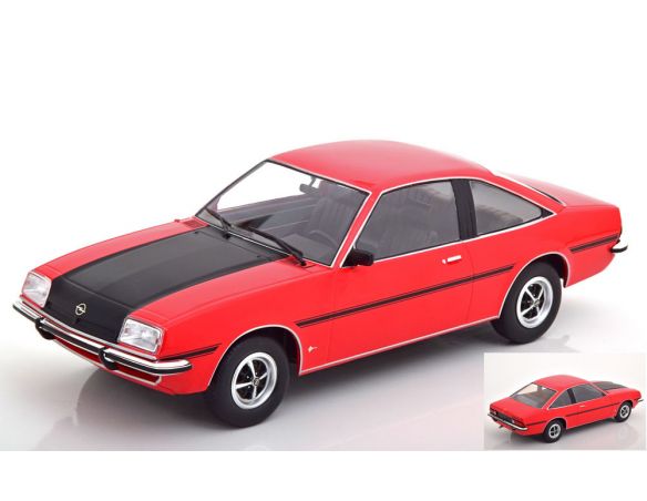 MODELCARGROUP MCG18106 OPEL MANTA B SR RED/BLACK 1:18 Modellino