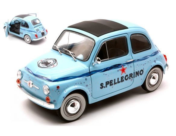 Solido SL1801406 FIAT 500 1965 SAN PELLEGRINO 1:18 Modellino