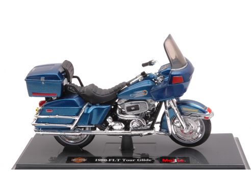 Maisto MI12019 HARLEY DAVIDSON 1980 FLH TOUR GLIDE 1980 1:18 Modellino