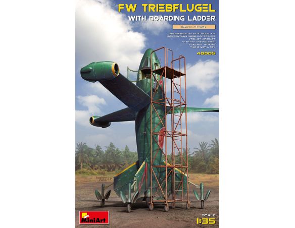 Miniart MIN40005 FW TRIEBFLUGEL WITH BOARDING LADDER KIT 1:35 Modellino