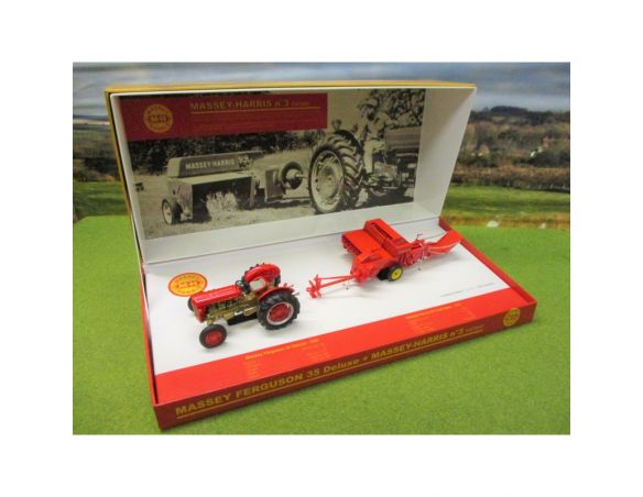 Universal Hobbies UH5238 MASSEY FERGUSON 35 DELUXE + IMBALLATRICE MASSEY-HARRIS 1:32 Modellino