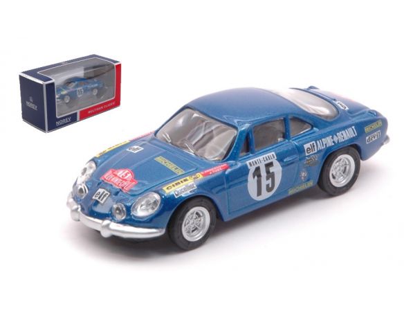 Norev NV319251BD ALPINE A110 N.15 RALLY MONTE CARLO 1973 1:64 Modellino