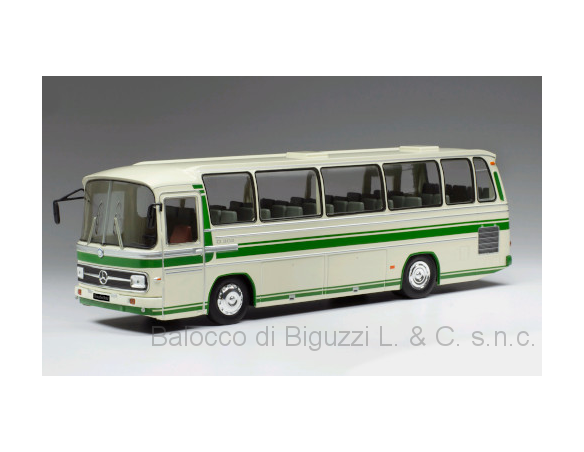 IXO MODEL BUS023 MERCEDES O 302 1972 BEIGE/GREEN 1:43 Modellino