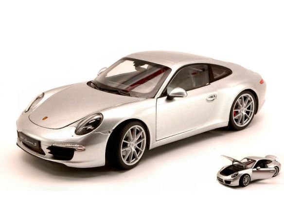 Welly WE18047S PORSCHE 911 (991) CARRERA S 2012 SILVER 1:18 Modellino
