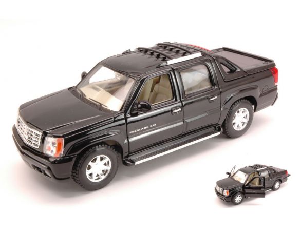 Welly WE22430BK CADILLAC ESCALADE EXT 2002 BLACK 1:24 Modellino