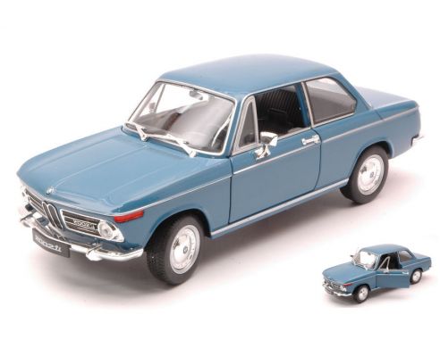 Welly WE24053B BMW 2002 Ti 1972 BLUE 1:24 Modellino