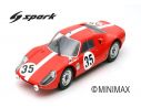 Spark Model S12017 PORSCHE 904 GTS N.35 11th LM 1964 H.MULLER-C.SAGE 1:12 Modellino