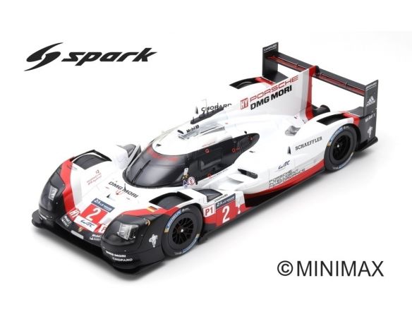 Spark Model S12LM17 PORSCHE 919 HYBRID N.2 WINNER LM 2017 BERNHARD-BAMBER-HARTLEY 1:12 Modellino