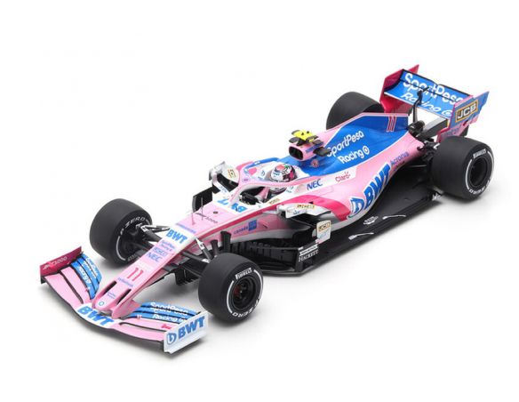 Spark Model S18461 RACING POINT RP19 SERGIO PEREZ 2019 N.11 8th CHINESE GP 1:18 Modellino