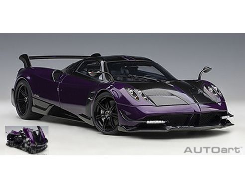 AUTOART AA78279 PAGANI HUAYRA BC 2016 VIOLET/CARBON 1:18 Modellino