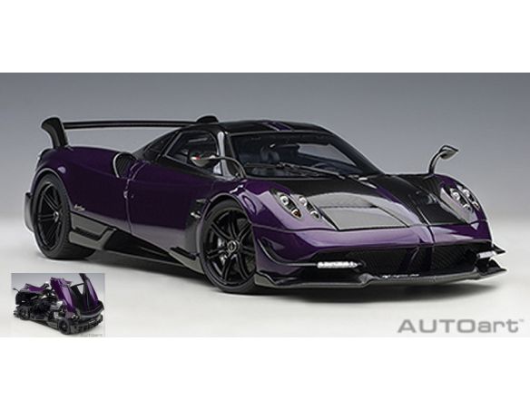 AUTOART AA78279 PAGANI HUAYRA BC 2016 VIOLET/CARBON 1:18 Modellino