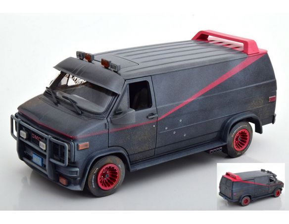 Greenlight GREEN13567 GMC VANDURA THE A-TEAM 1983-87 DIRTY VERSION 1:18 Modellino