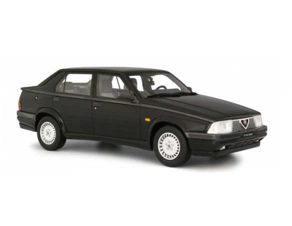 LAUDO RACING LM123A5 ALFA 75 2.0 T.S. 1987 BLACK 1:18 Modellino