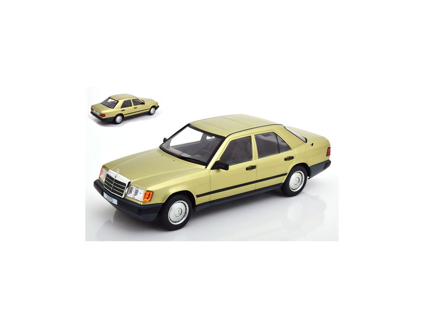 E-Klasse 260 E Metall Modell MERCEDES BENZ 200D W124 Limousine 1984 Hellgrün Metall MCG 18205 1/18 200 D 4052176895894 Mercedes E-Klasse 1:18 Modell
