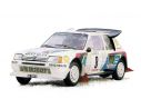 Norev NV184862 PEUGEOT 205 T16 N.8 6th MONTE CARLO 1986 B.SABY-J.F.FAUCHILLE 1:18 Modellino