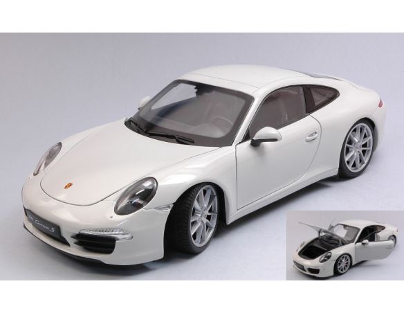 Welly WE18047W PORSCHE 911 (991) CARRERA S 2012 WHITE 1:18 Modellino