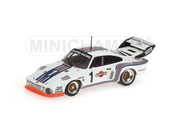 Minichamps PM400766301 PORSCHE 935 MARTINI N.1 NUR.'76 1:43 Modellino