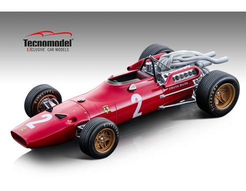 Tecnomodel TMD18120C FERRARI 312 F1-67 N.2 ITALIAN GP 1967 CHRIS AMON 1:18 Modellino