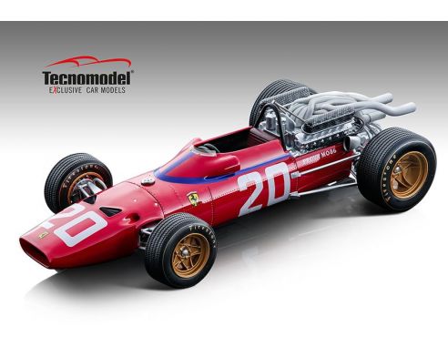 Tecnomodel TMD18120D FERRARI 312 F1-67 N.20 DUTCH GP 1967 CHRIS AMON 1:18 Modellino