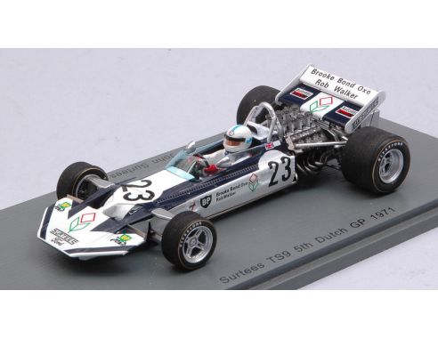Spark Model S4014 SURTEES TS9 JOHN SURTEES 1971 N.23 5th DUTCH GP 1:43 Modellino