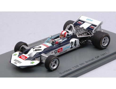 Spark Model S4015 SURTEES TS9 ROLF STOMMELEN 1971 N.24 5th BRITISH GP 1:43 Modellino