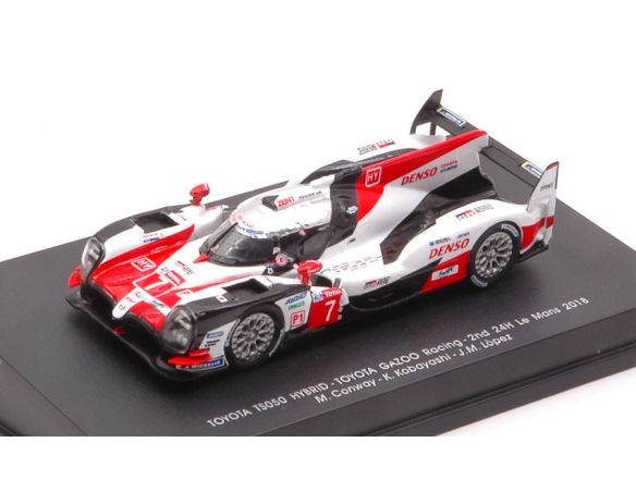 Spark Model S87141 TOYOTA TS050 N.7 2nd LM 2018 M.CONWAY-K.KOBAYASHI-J.M.LOPEZ 1:87 Modellino