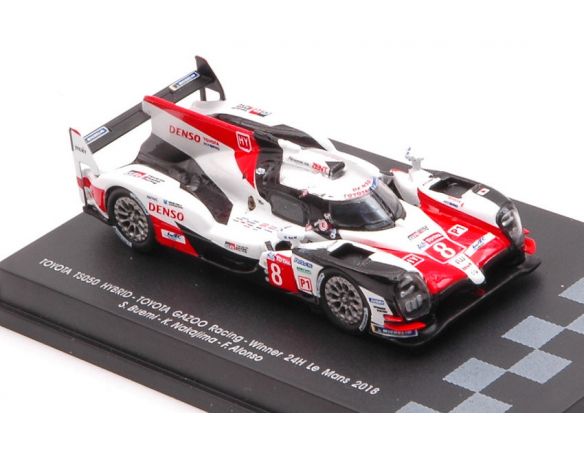 Spark Model S87LM18 TOYOTA TS050 N.8 WINNER LM 2018 S.BUEMI-K.NAKAJIMA-F.ALONSO 1:87 Modellino