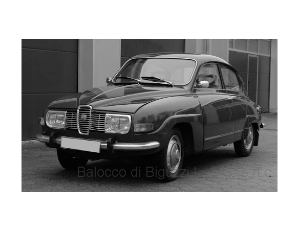Ixo model CLC333N SAAB 96 V4 BLACK 1:43 Modellino