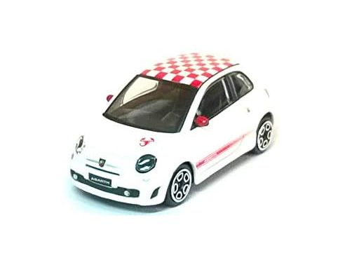 BBURAGO BU30199W FIAT 500 ABARTH 2007 WHITE 1:43 Modellino