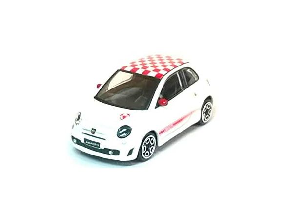 BBURAGO BU30199W FIAT 500 ABARTH 2007 WHITE 1:43 Modellino