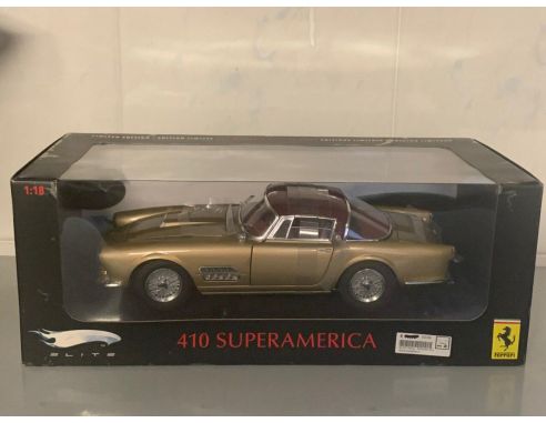 Hot Wheels T6250 Ferrari 410 Super America Grigia 1:18 Elite Scatola Rovinata