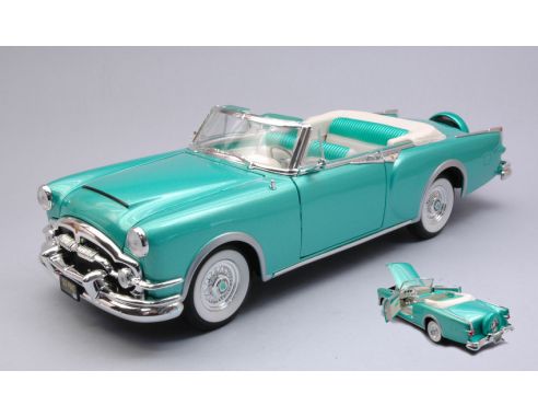 LUCKY DIE CAST LDC92798GN PACKARD CARIBBEAN 1953 METALLIC LIGHT GREEN 1:18 Modellino